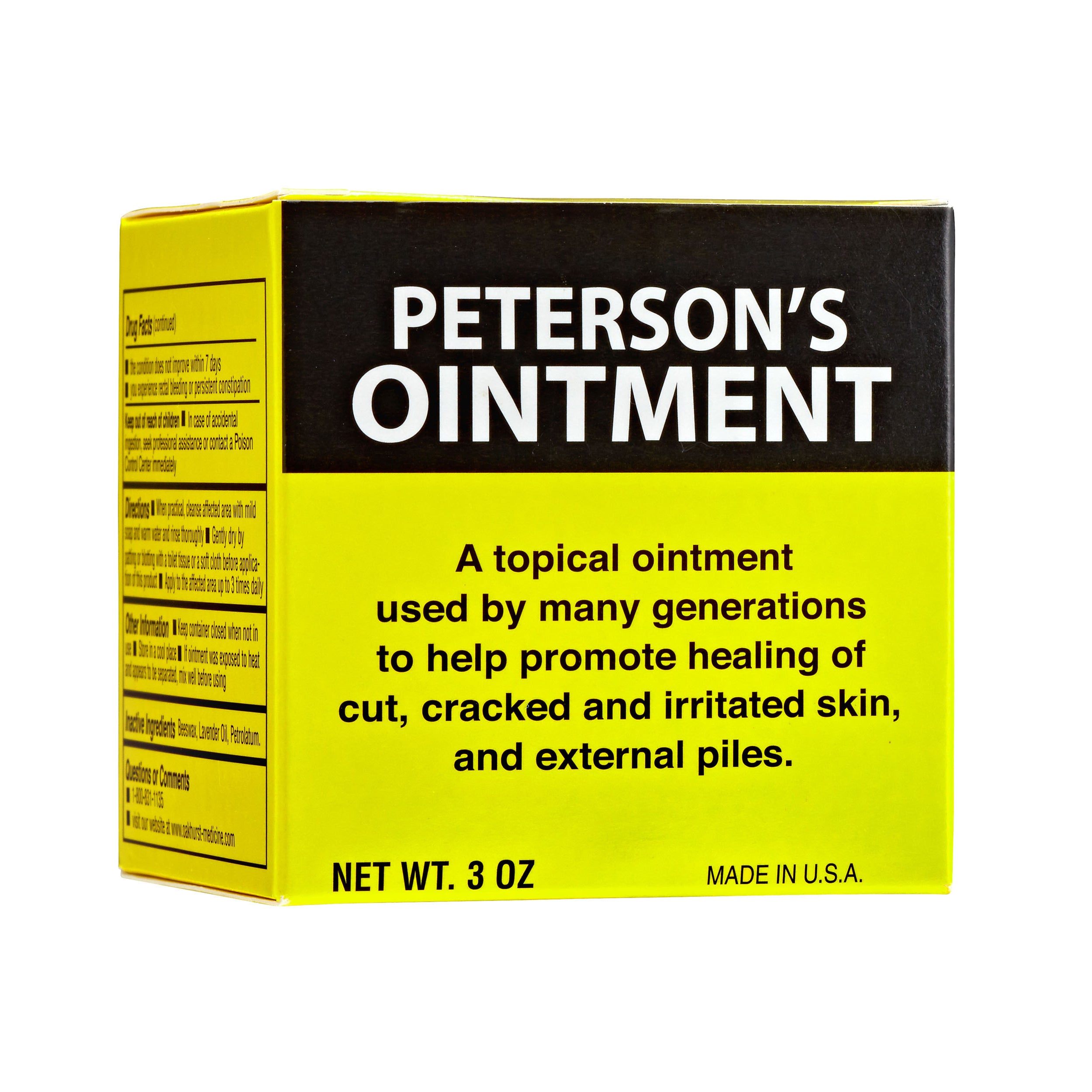 **Peterson’s Ointment** BACK IN STOCK-ORDER NOW!