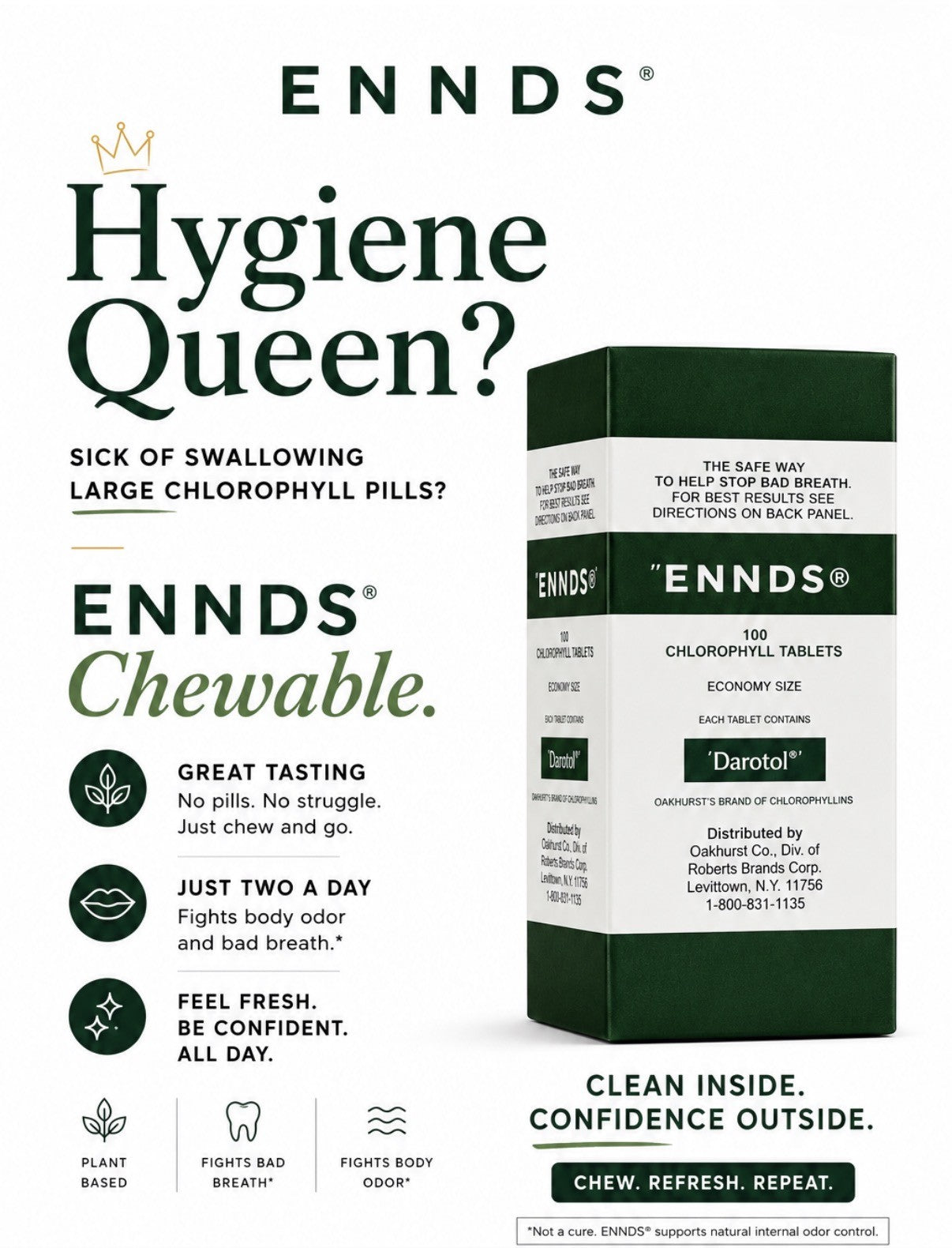 Ennds Chlorophyll Tablets